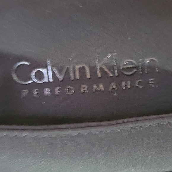 Calvin Klein Performance Jacket Black Size Medium Purple Trim - Picture 6 of 8